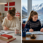 Lektiehjælp i Danmark og Norge: to måder at løse den samme opgave